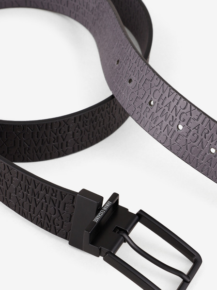 Armani Exchange Fekete férfi bőröv Armani Exchange