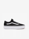 Vans Fekete szarvasbőr platform tornacipő VANS Old Skool