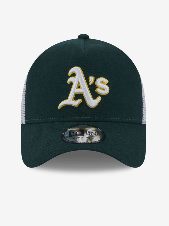 New Era Oakland Athletics Team Script Trucker Siltes sapka