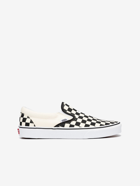 Vans Fekete és krémszínű mintás slip on tornacipő Vans Classic Slip On