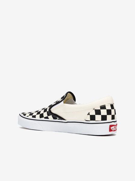 Vans Fekete és krémszínű mintás slip on tornacipő Vans Classic Slip On