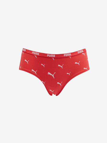 Puma Két darabos női nadrágkészlet piros Puma Cat Logo nadrágból