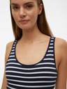 Vero Moda Kék-fehér női csíkos basic páncélos top Vero Moda Maxi