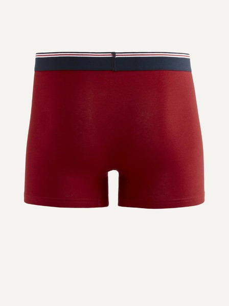 Celio Piros férfi boxeralsó Celio Mike
