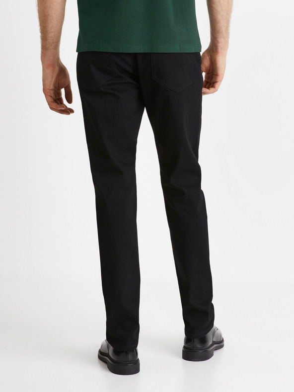 Celio Fekete férfi egyenes szabású Celio farmernadrág