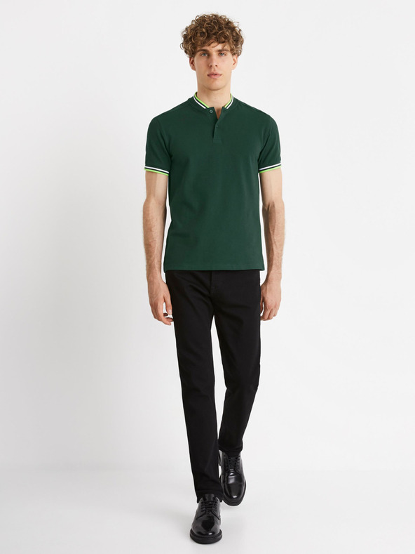 Celio Fekete férfi egyenes szabású Celio farmernadrág