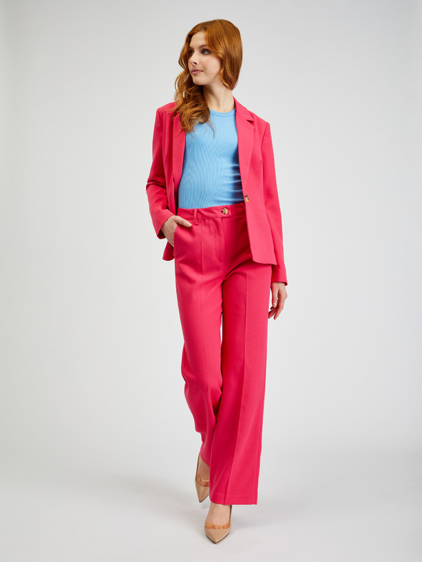 Orsay ORSAY sötétrózsaszín flared fit női nadrág