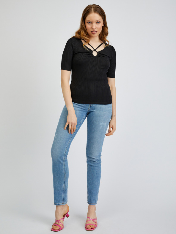 Orsay ORSAY fekete női póló