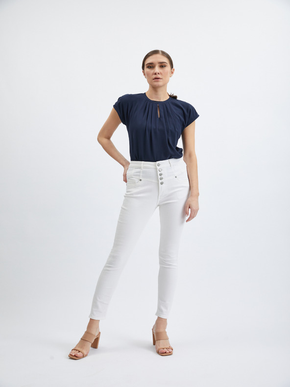 Orsay ORSAY fehér skinny fit női farmer