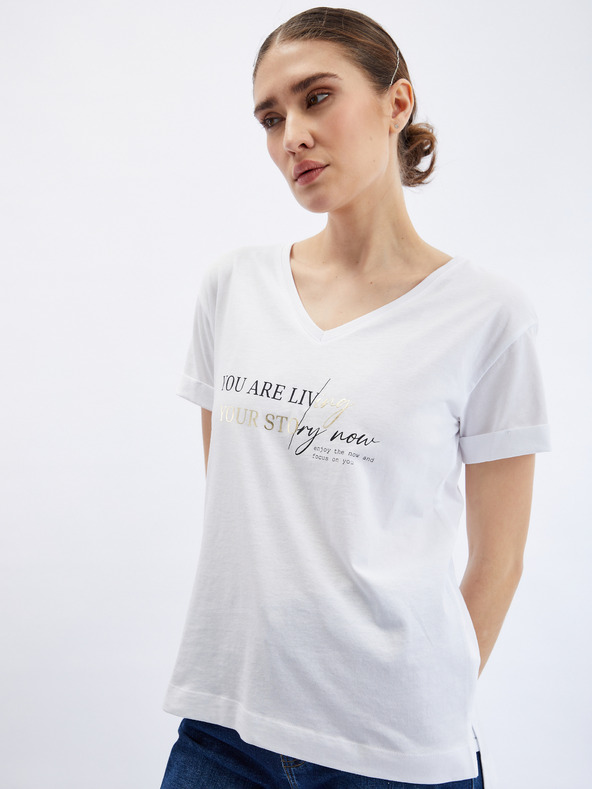 Orsay ORSAY fehér női póló