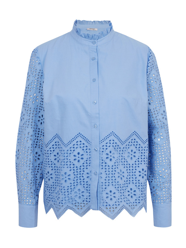 Orsay ORSAY világos kék női blúz dekoratív részletekkel