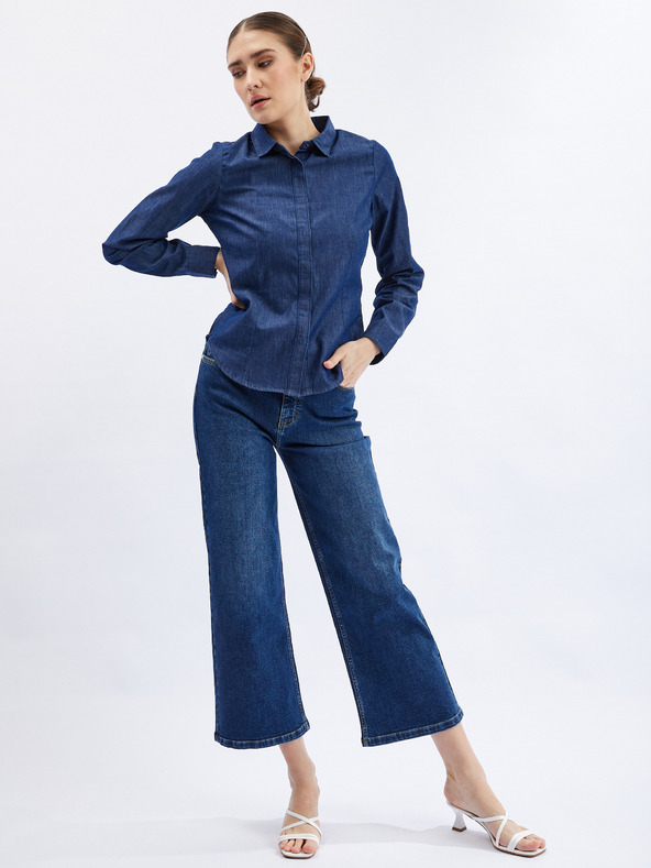 Orsay ORSAY sötét kék női farmer ing