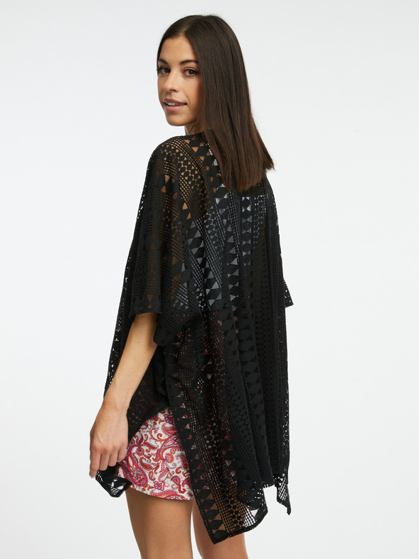 Orsay ORSAY fekete női mintás kardigán