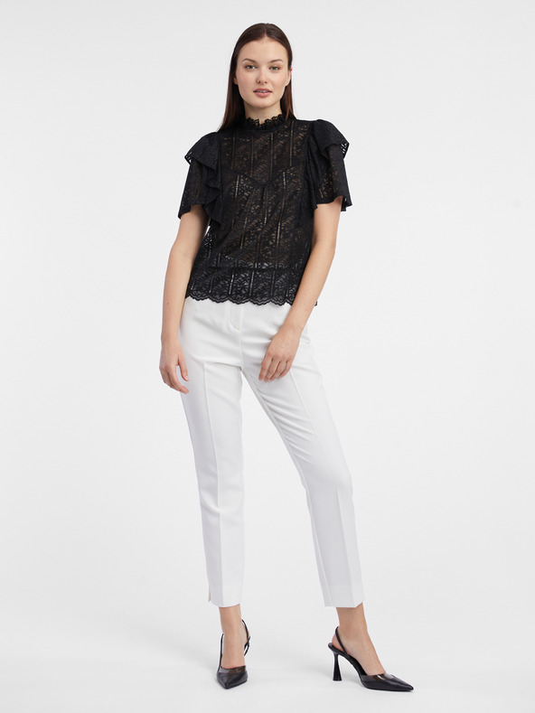 Orsay Fekete női csipkeblúz ORSAY