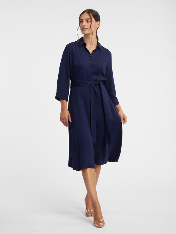 Orsay ORSAY sötétkék női midi ruha