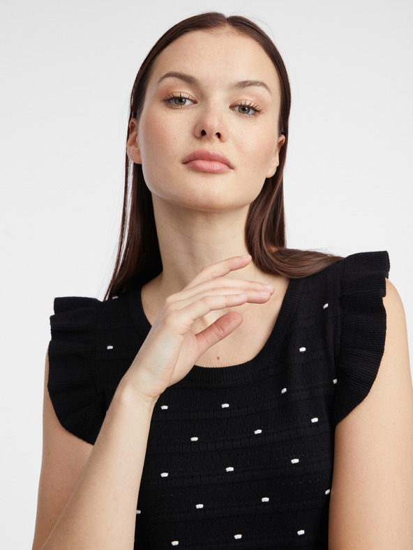 Orsay ORSAY fekete női pulóveres ing