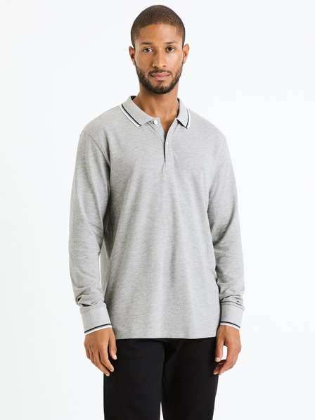 Celio Világosszürke férfi póló póló Celio Decoml