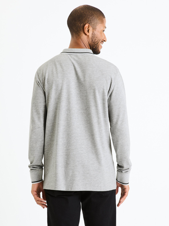 Celio Világosszürke férfi póló póló Celio Decoml