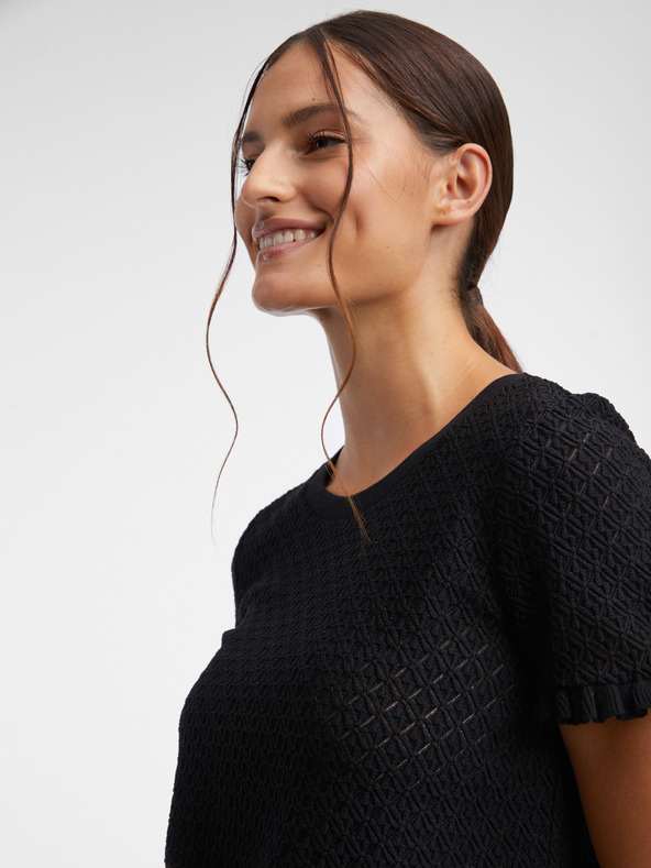 Orsay ORSAY Fekete női póló