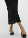 AWARE by VERO MODA Fekete női csipkés maxiszoknya AWARE by VERO MODA Vania
