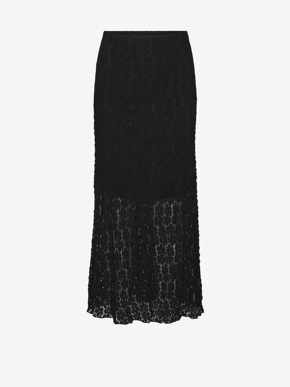 AWARE by VERO MODA Fekete női csipkés maxiszoknya AWARE by VERO MODA Vania
