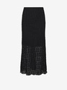 AWARE by VERO MODA Fekete női csipkés maxiszoknya AWARE by VERO MODA Vania