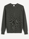 Celio Sötétszürke férfi basic pulóver Celio Gexter