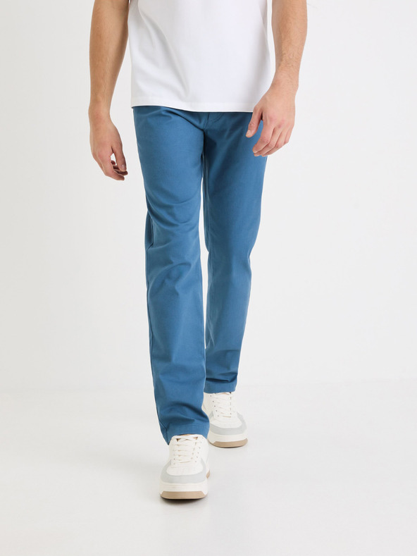 Celio Kék férfi chino nadrág Celio Tocharles