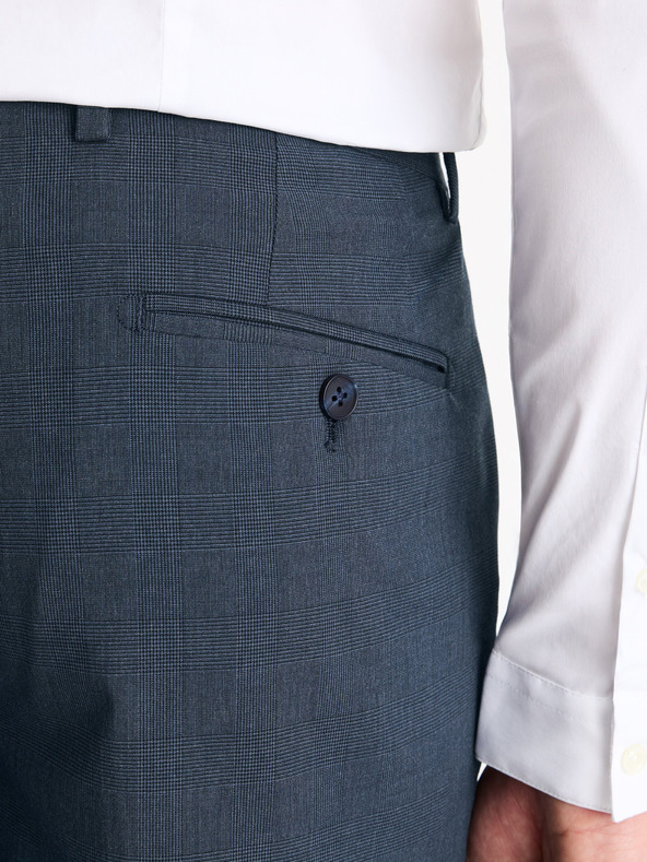 Celio Sötétkék férfi kockás nadrág Celio Gogabinfun