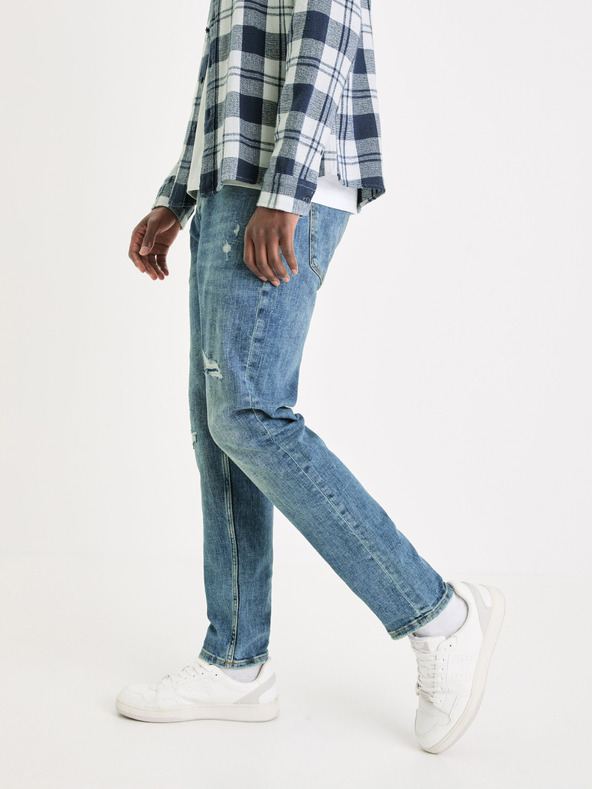 Celio Kék férfi szűk szabású farmer Celio Gostroy