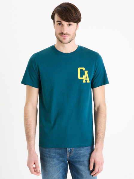 Celio Férfi petrol póló Celio Gexflov