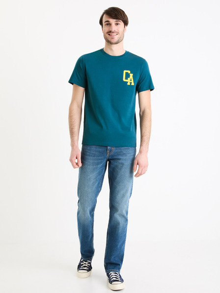 Celio Férfi petrol póló Celio Gexflov