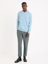 Celio Világoskék férfi basic pulóver Celio Decotonv