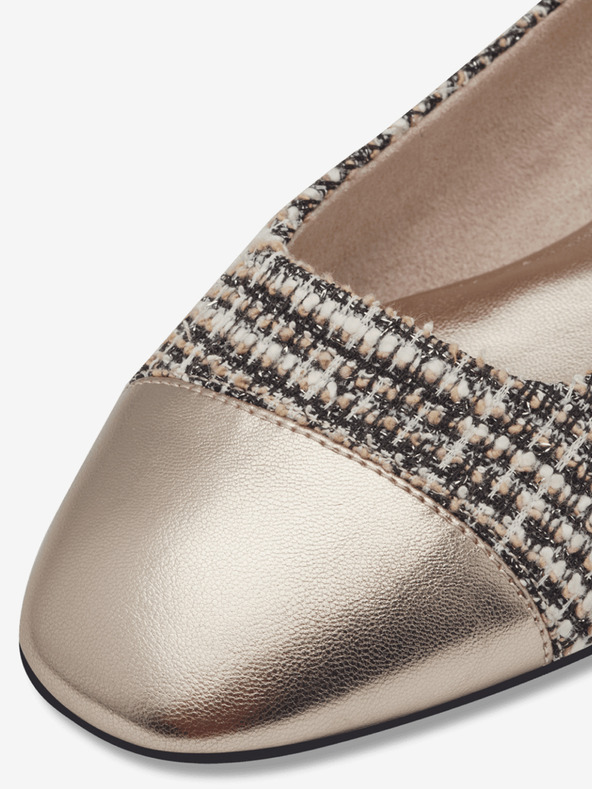 Tamaris Fekete és barna Női mintás balerinák Tamaris