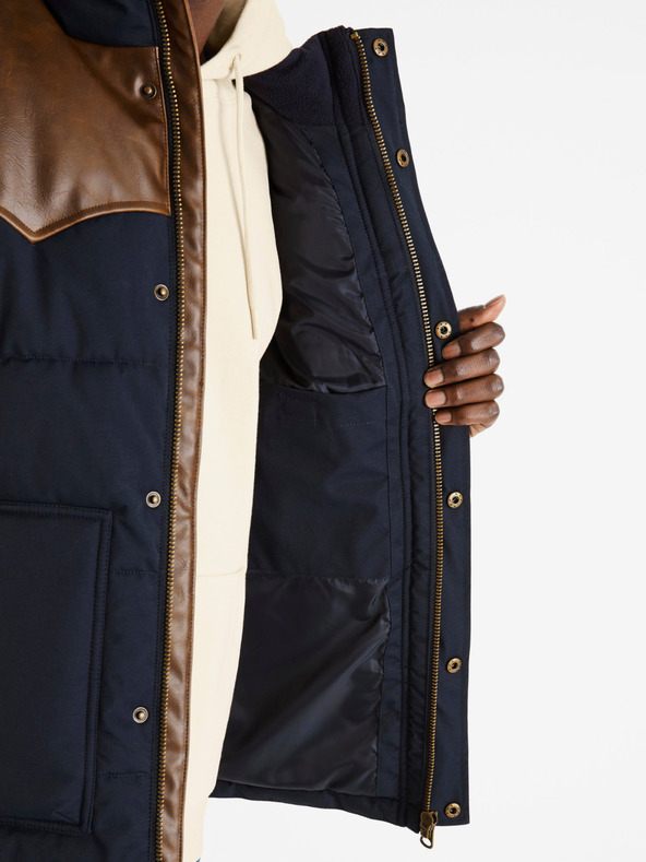 Celio Barna és sötétkék férfi Celio Dumountain steppelt mellény