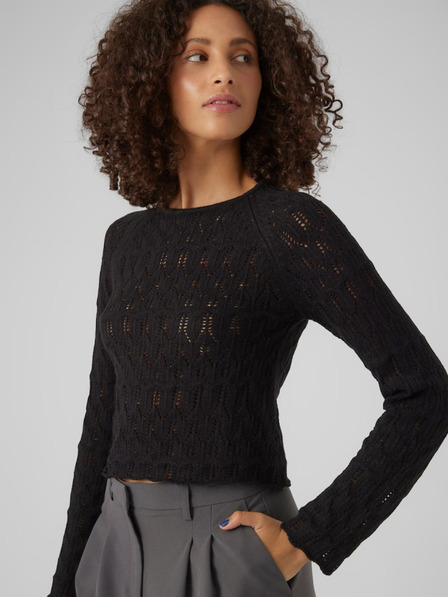 Vero Moda Fekete Női Vero Moda Fabienne pulóver