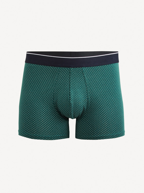 Celio Sötétzöld férfi mintás boxeralsó Celio Mitch