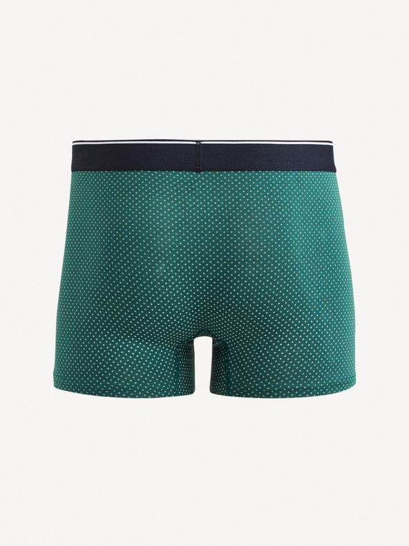 Celio Sötétzöld férfi mintás boxeralsó Celio Mitch