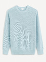 Celio Világoskék férfi basic pulóver Celio Gexter
