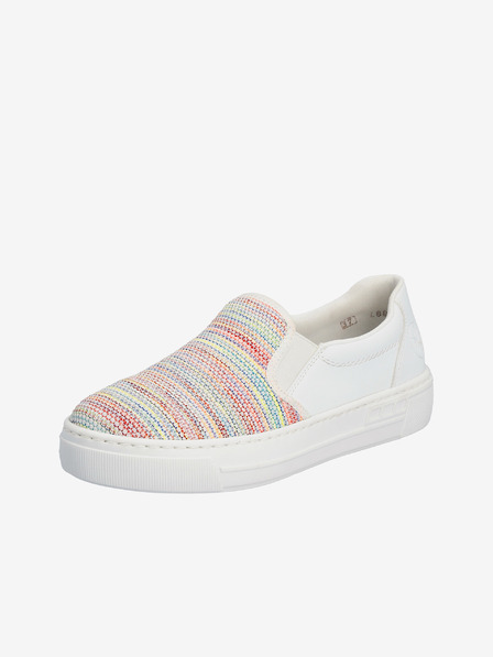 Rieker Fehér női slip on cipő Rieker