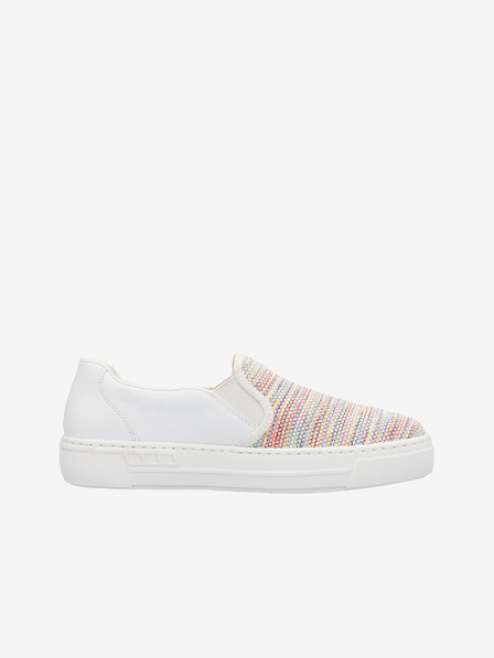Rieker Fehér női slip on cipő Rieker