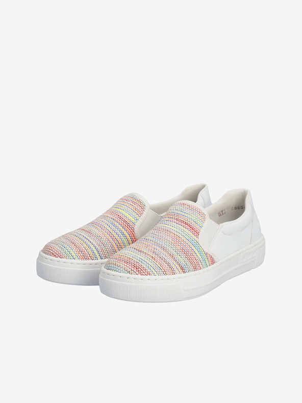 Rieker Fehér női slip on cipő Rieker