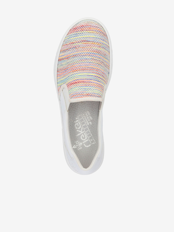 Rieker Fehér női slip on cipő Rieker