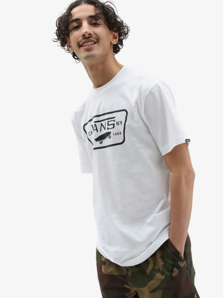 Vans Fehér férfi VANS Full Patch nyomtatott póló