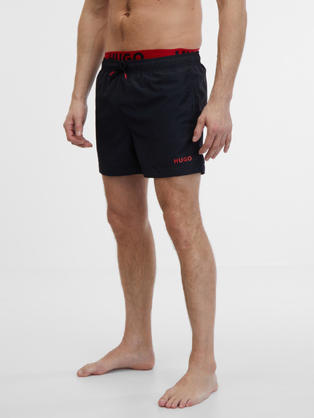 HUGO Fekete férfi HUGO S-Flex fürdőruha