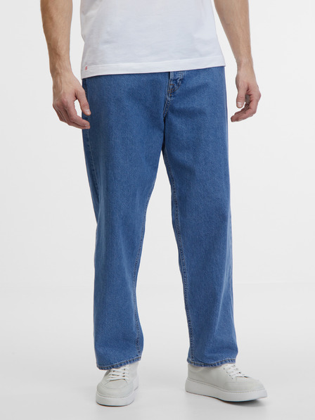Jack & Jones Kék férfi egyenes szabású farmernadrág Jack & Jones Alex