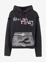 Desigual Fekete női Desigual Rolling kapucnis pulóver