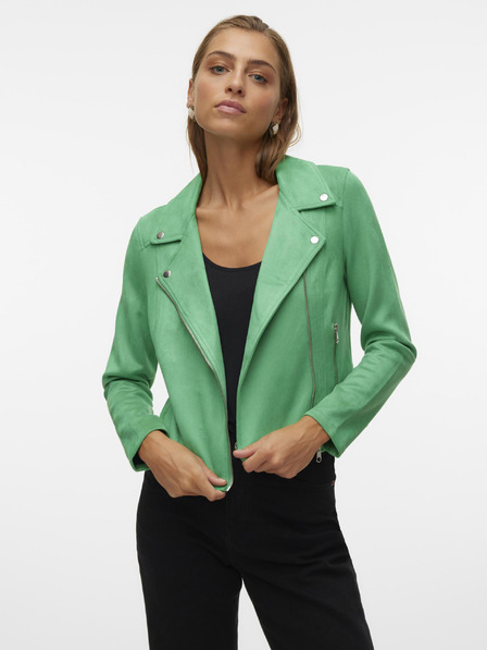 Vero Moda Zöld női szarvasbőr dzseki Vero Moda Jose