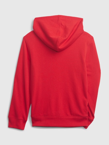 GAP Gyerek pulóver logóval és fleece béléssel GAP