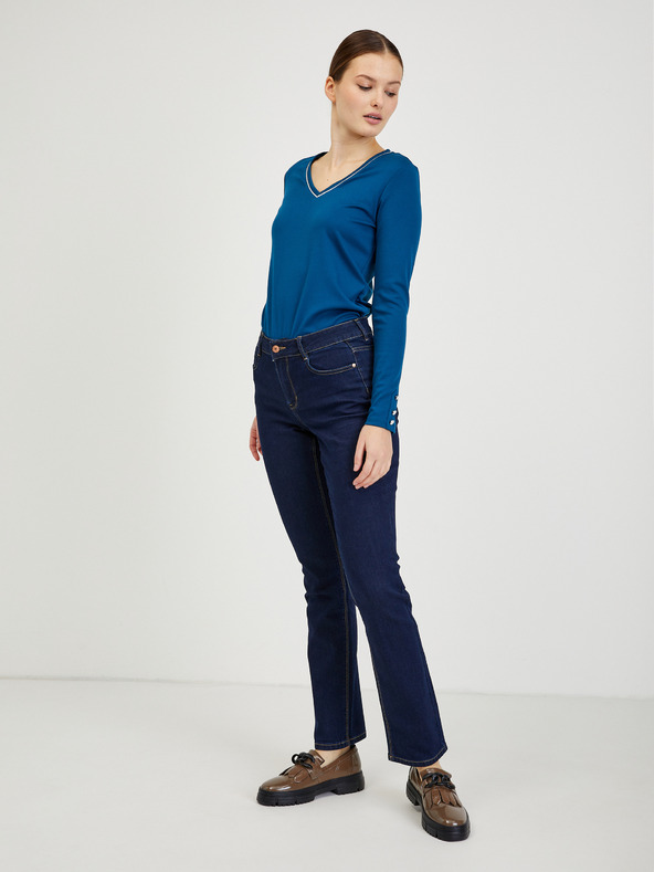 Orsay ORSAY sötétkék straight fit női farmer